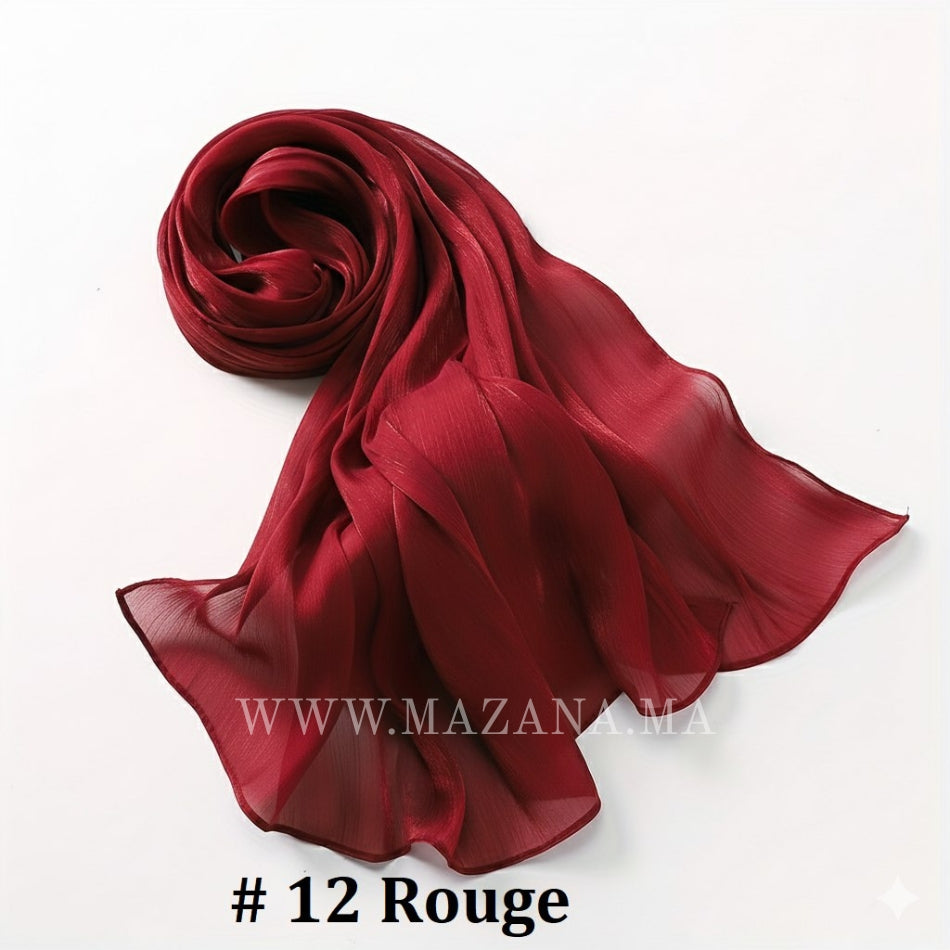 Hijab Mazana Premium Crepe Crinkle Satin