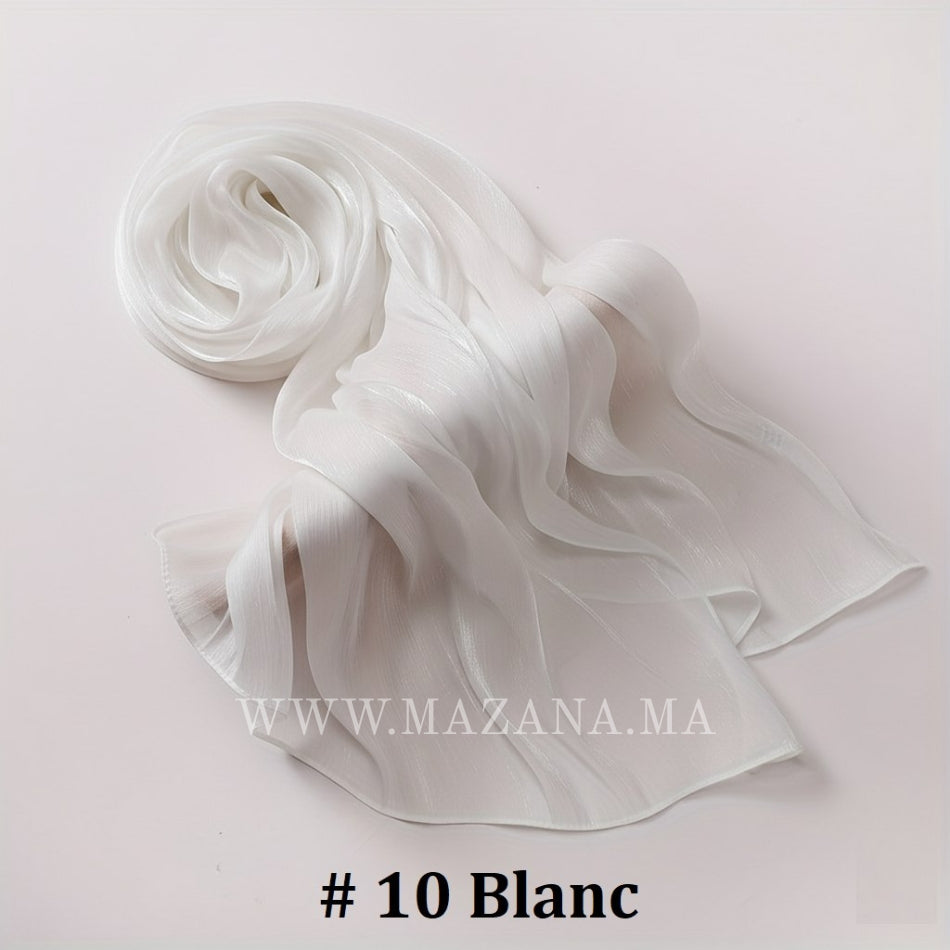 Hijab Mazana Premium Crepe Crinkle Satin