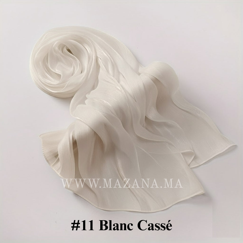 Hijab Mazana Premium Crepe Crinkle Satin