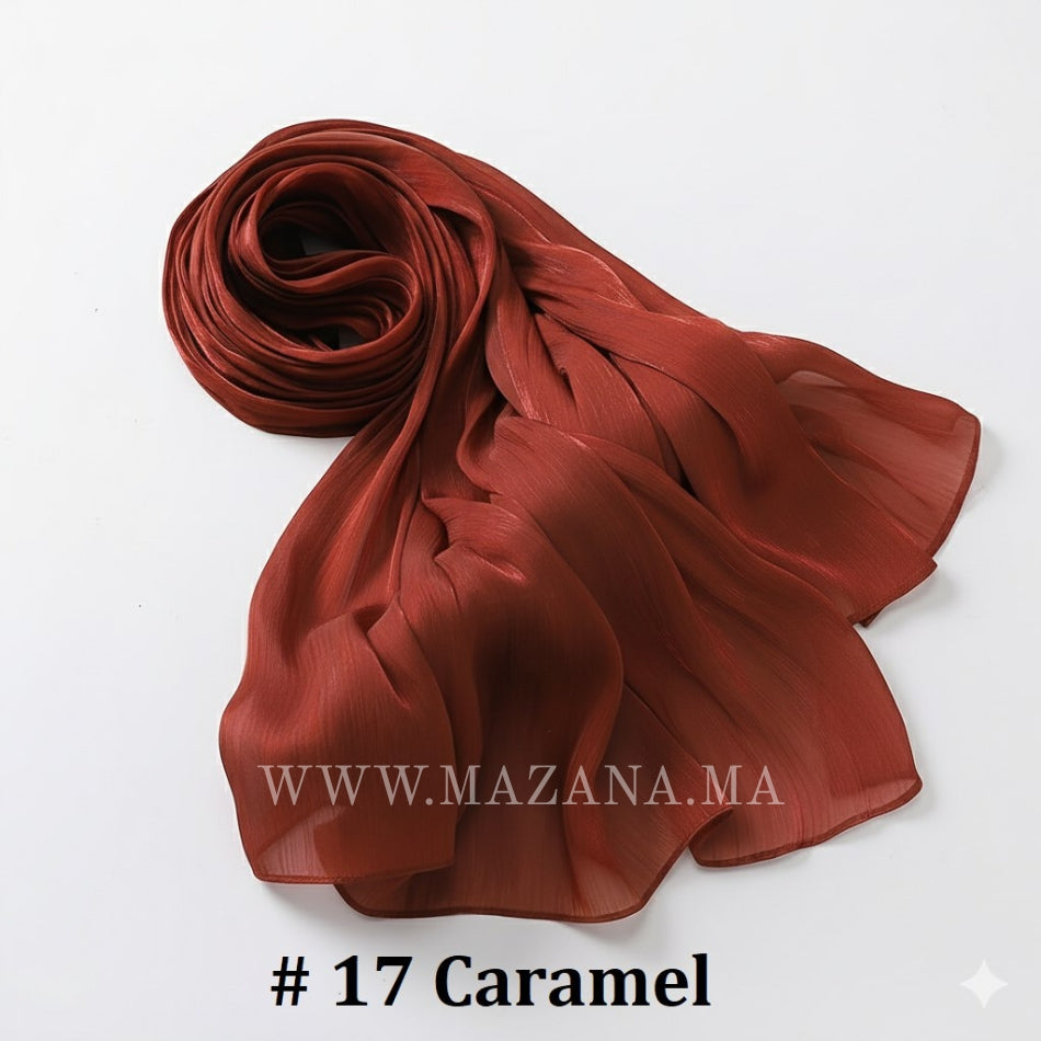 Hijab Mazana Premium Crepe Crinkle Satin