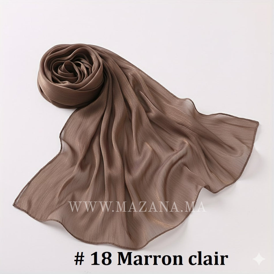 Hijab Mazana Premium Crepe Crinkle Satin