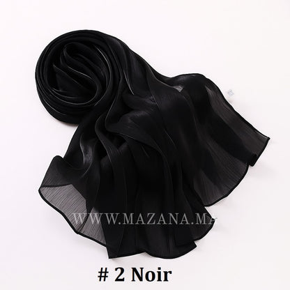 Hijab Mazana Premium Crepe Crinkle Satin