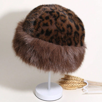 Chapeau d'Hiver Élégant en Fausse Fourrure pour Femme - Doux, Confortable