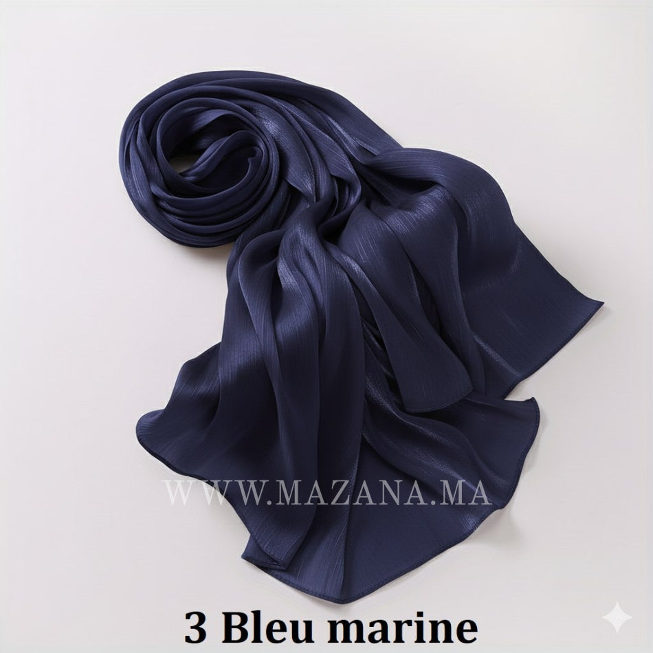 Hijab Mazana Premium Crepe Crinkle Satin
