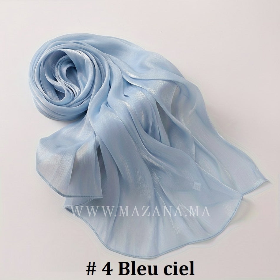 Hijab Mazana Premium Crepe Crinkle Satin