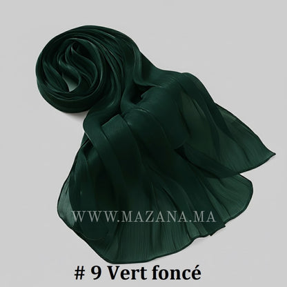 Hijab Mazana Premium Crepe Crinkle Satin