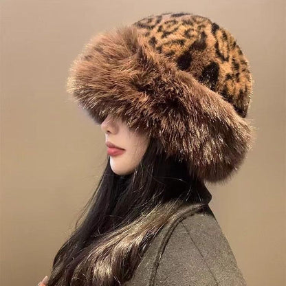 Chapeau d'Hiver Élégant en Fausse Fourrure pour Femme - Doux, Confortable