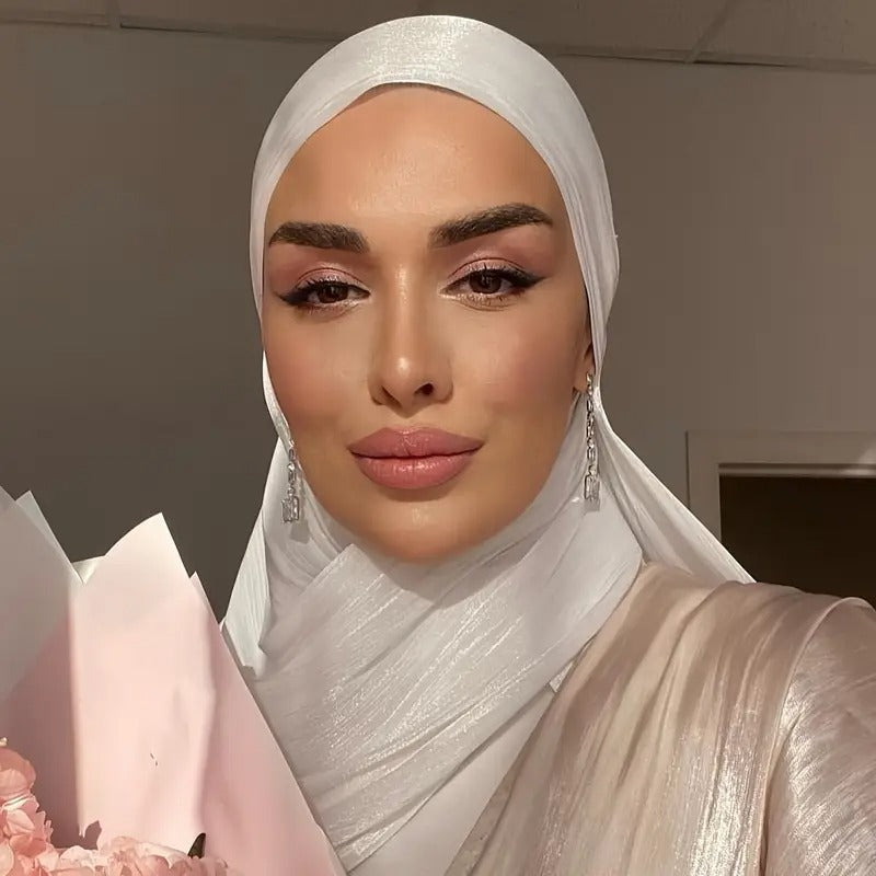 Hijab Mazana Blanc