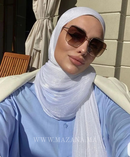 Hijab Mazana Premium Crepe Crinkle Satin