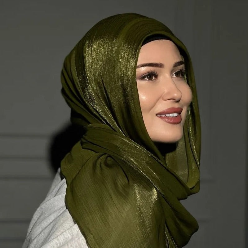 Hijab Mazana vert armée